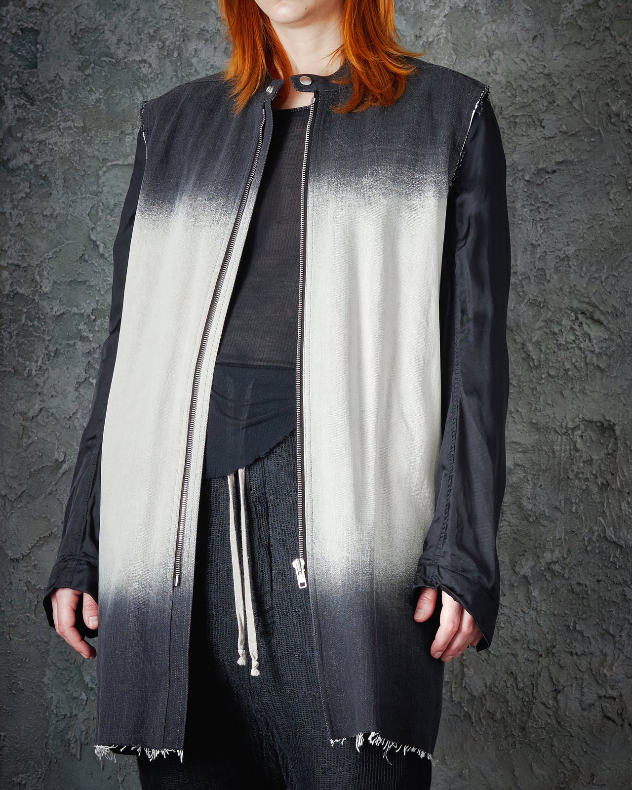 Rick Owens SS 2016 Cyclops Runway gradient jacket