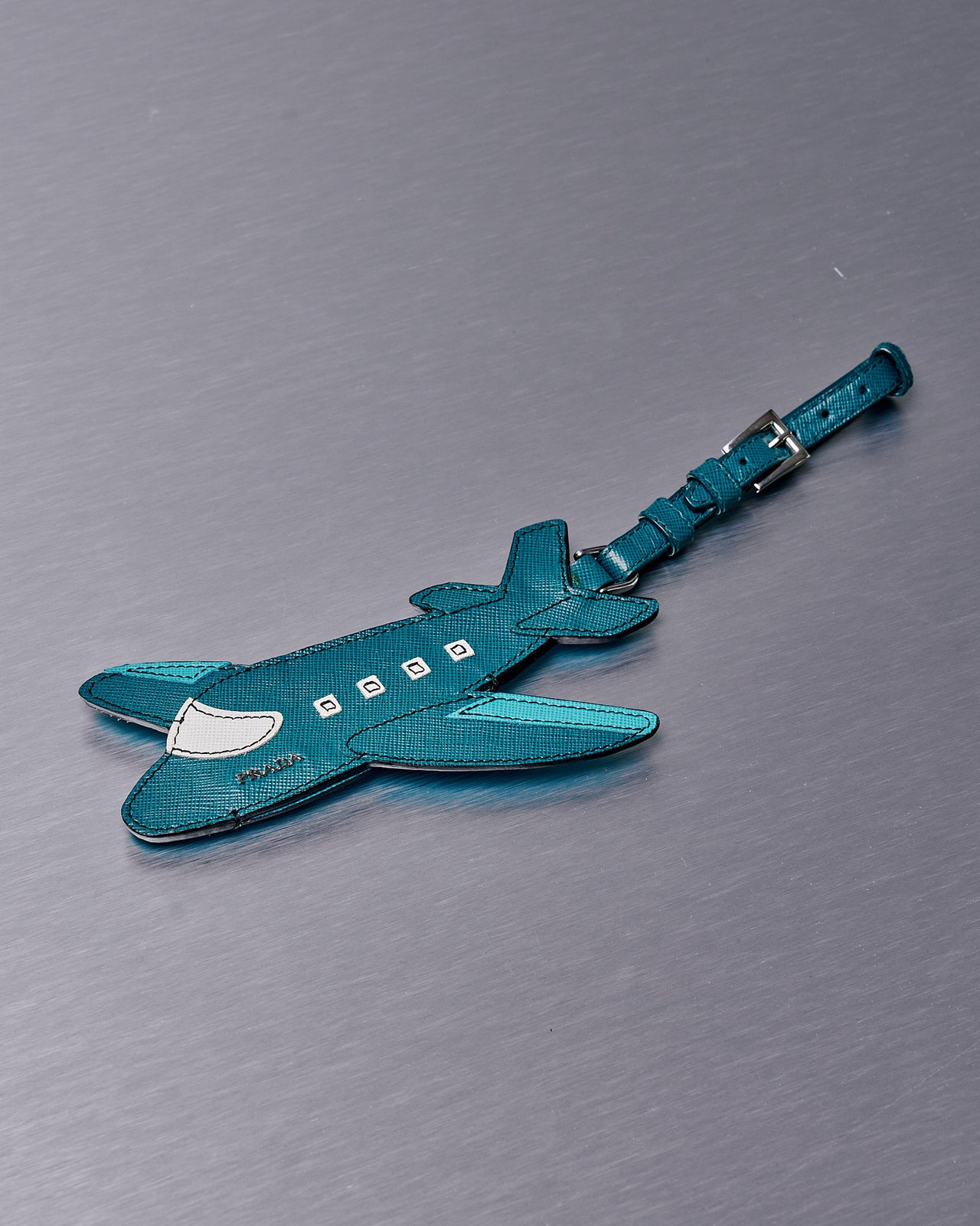 Prada Saffiano Airplane Luggage Tag