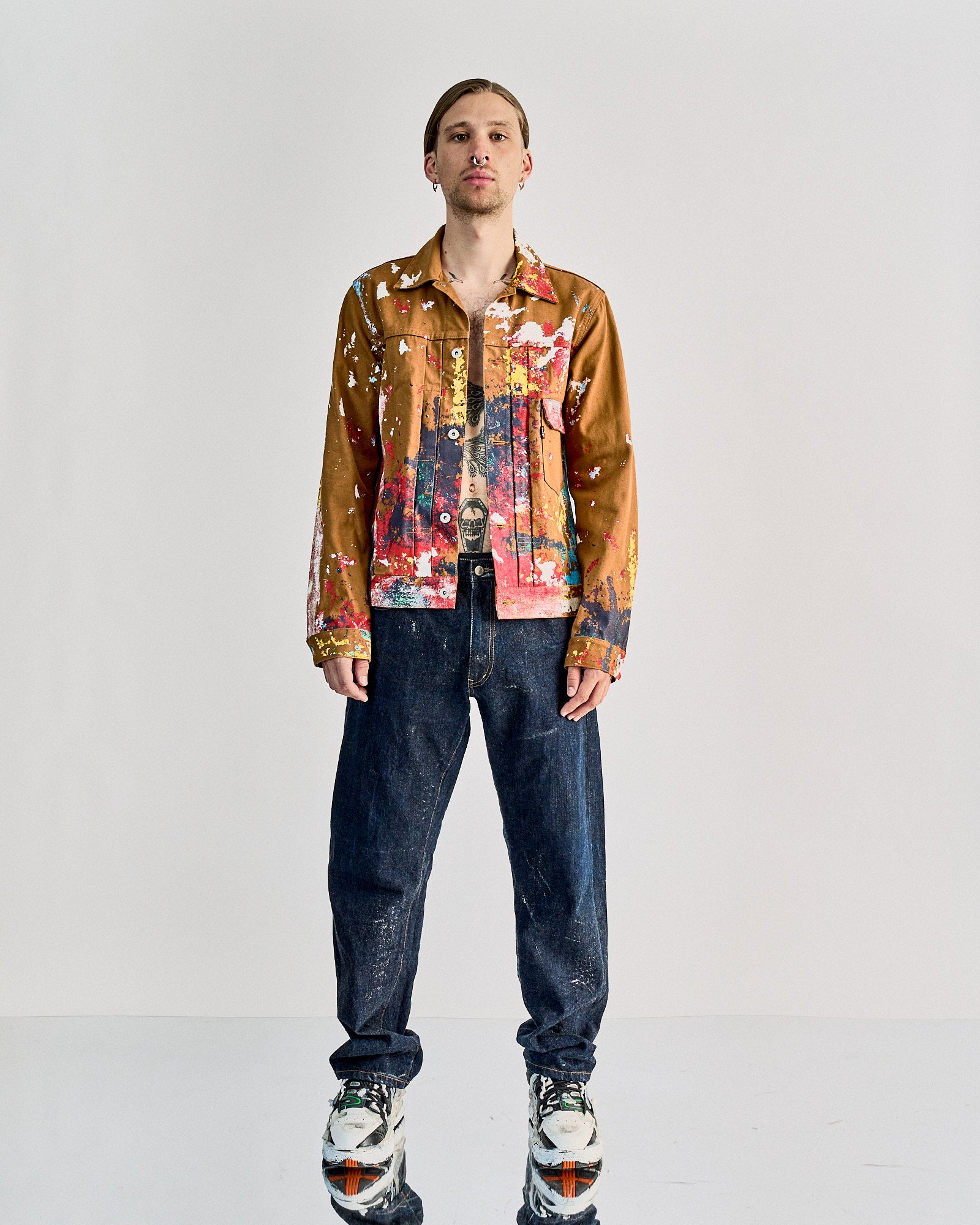 CDG Junya Watanabe MAN x Levi's Painters canvas jacket - KOT-J