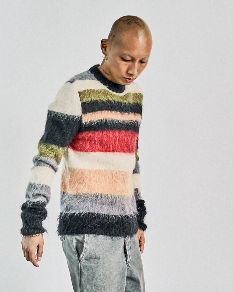 Saint Laurent 2017 Mohair striped knit