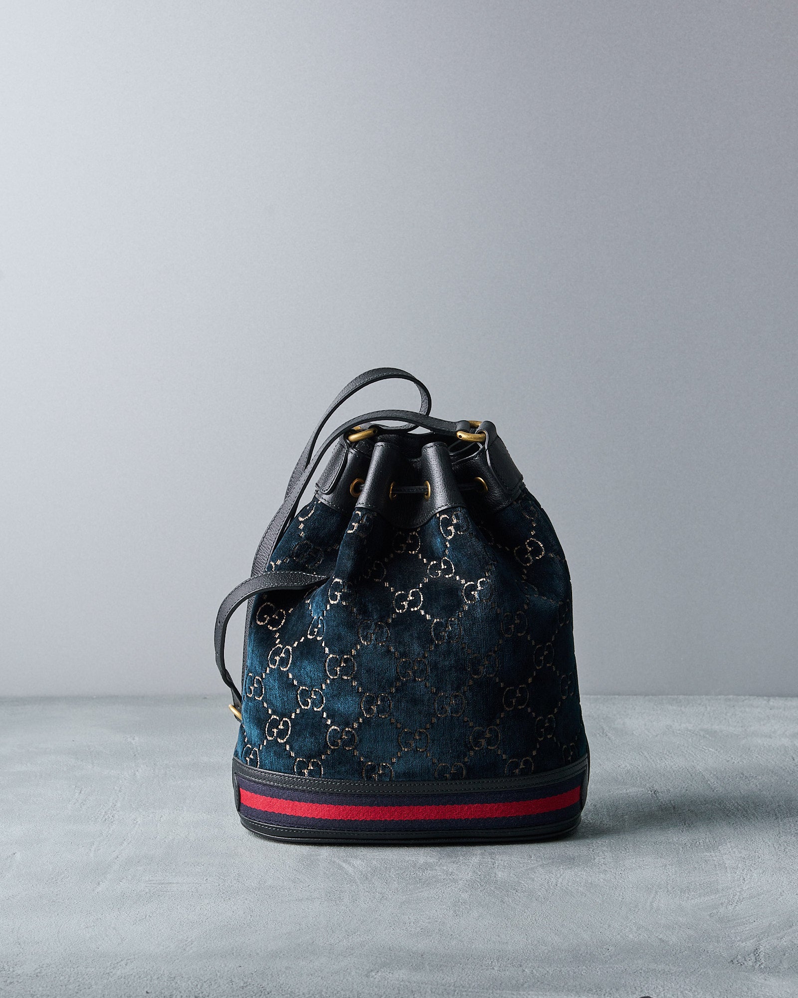 Gucci Ophidia Velvet Bucket Bag KOT J