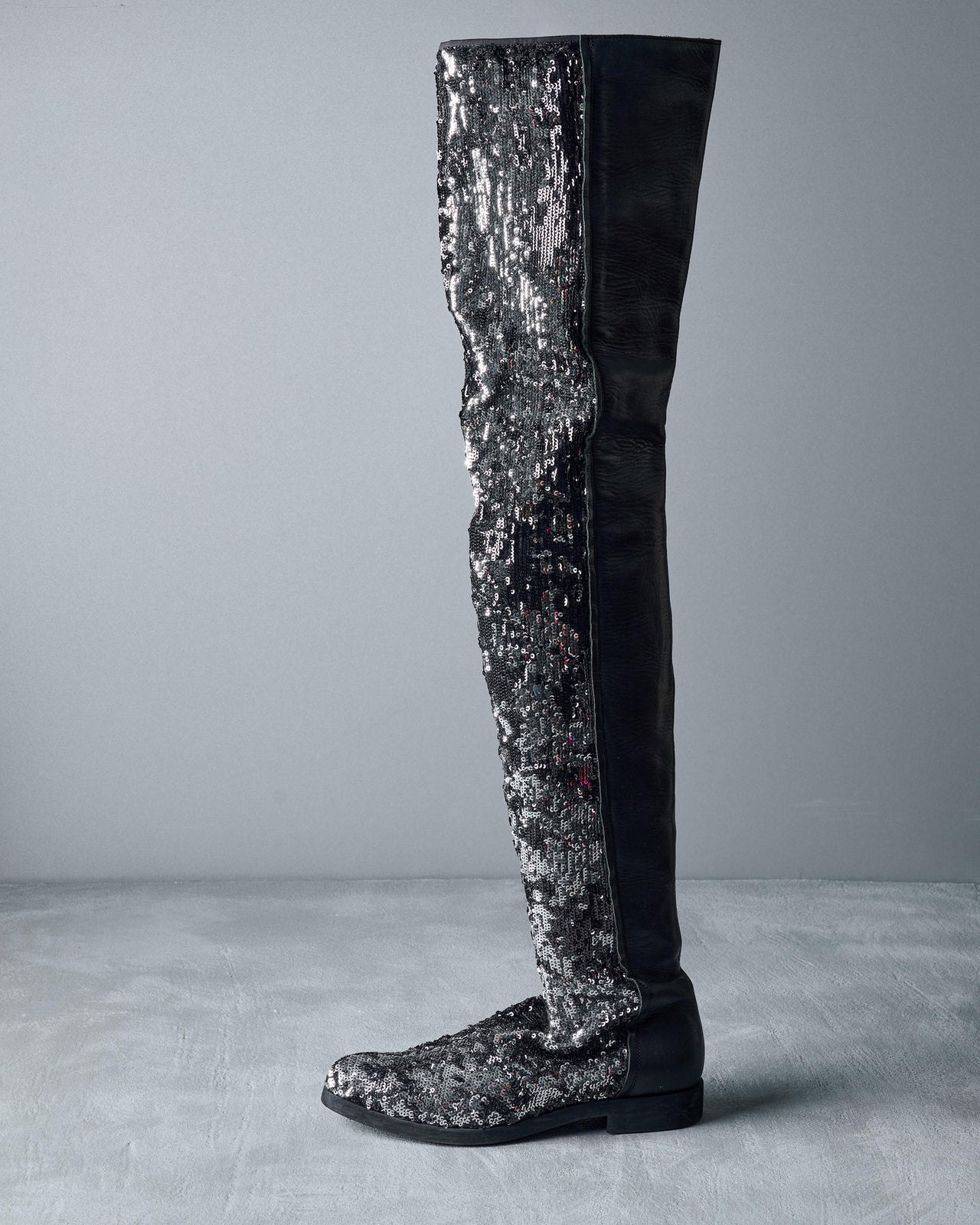 MM6 Maison Margiela Sequin knee high boot