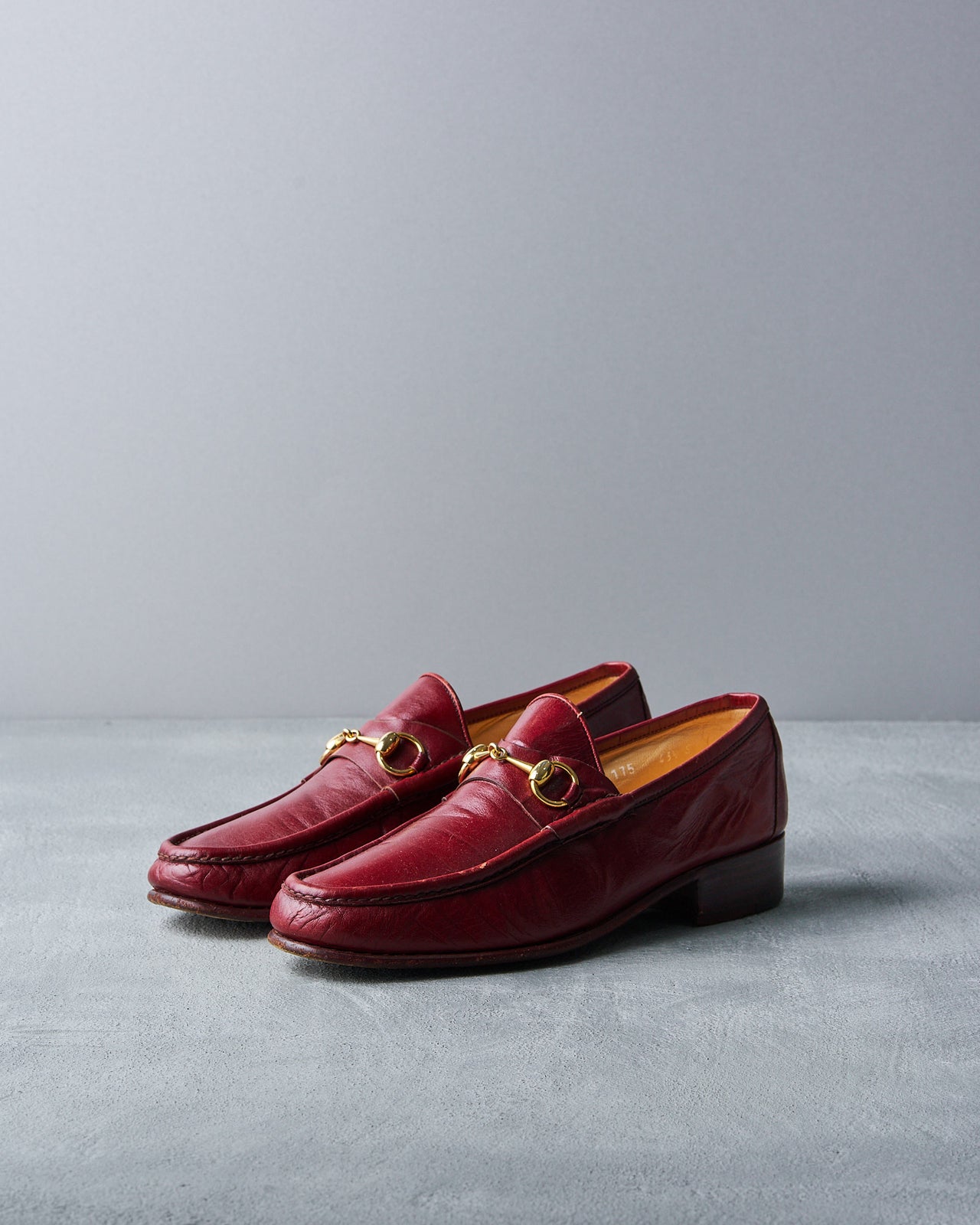 Gucci Vintage horsebit leather loafer