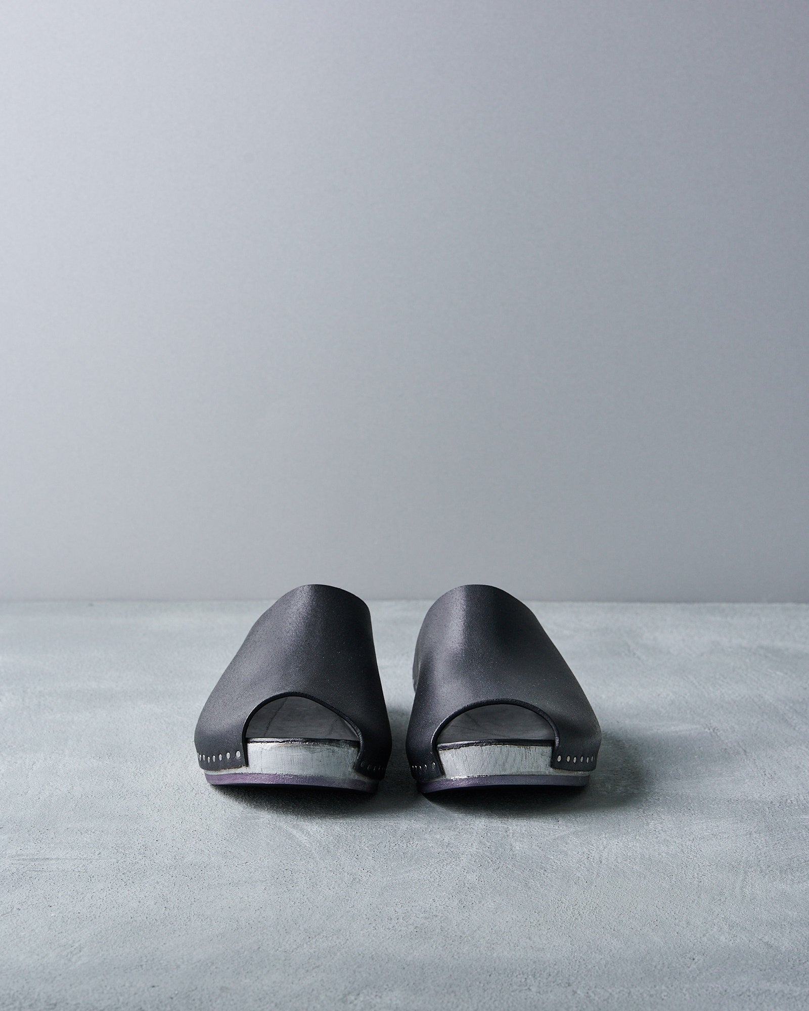 Rick Owens Silver Studded Clog KOT J