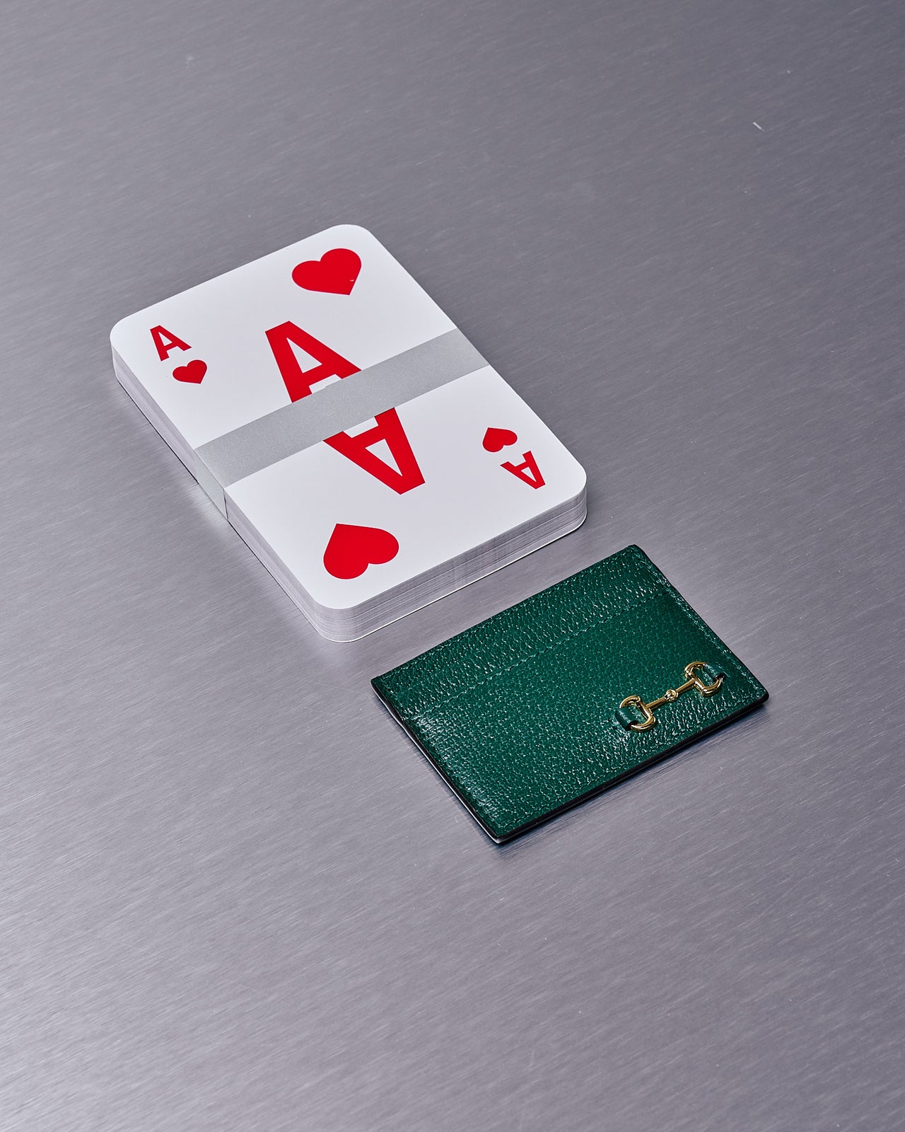 Gucci 2023 xmas gift jumbo playing cards + cardholder set