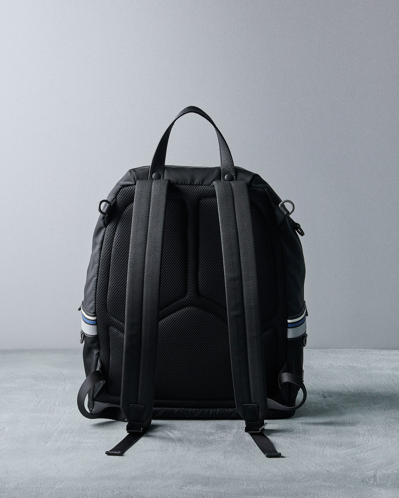 Prada 2018 Quilted Nylon Logo Backpack