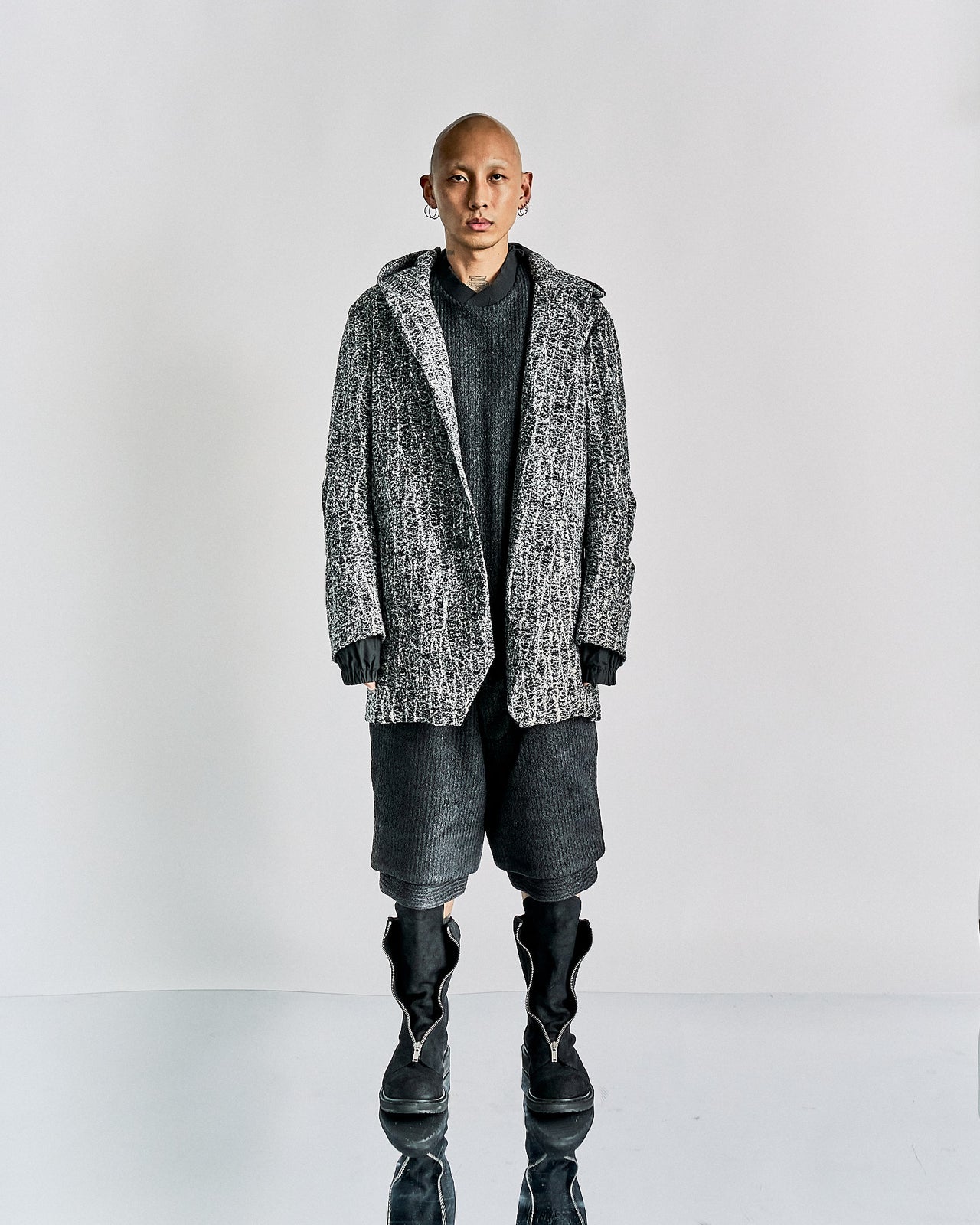 Song For The Mute 2014 Felted wool cocoon coat