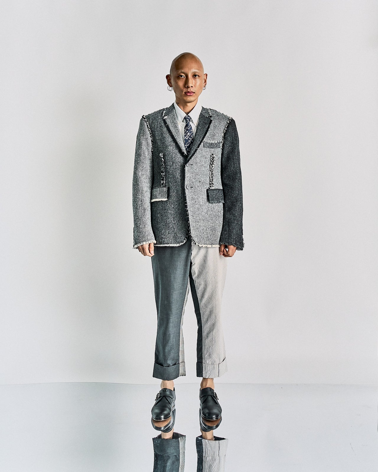 Thom Browne Distressed tailored blazer