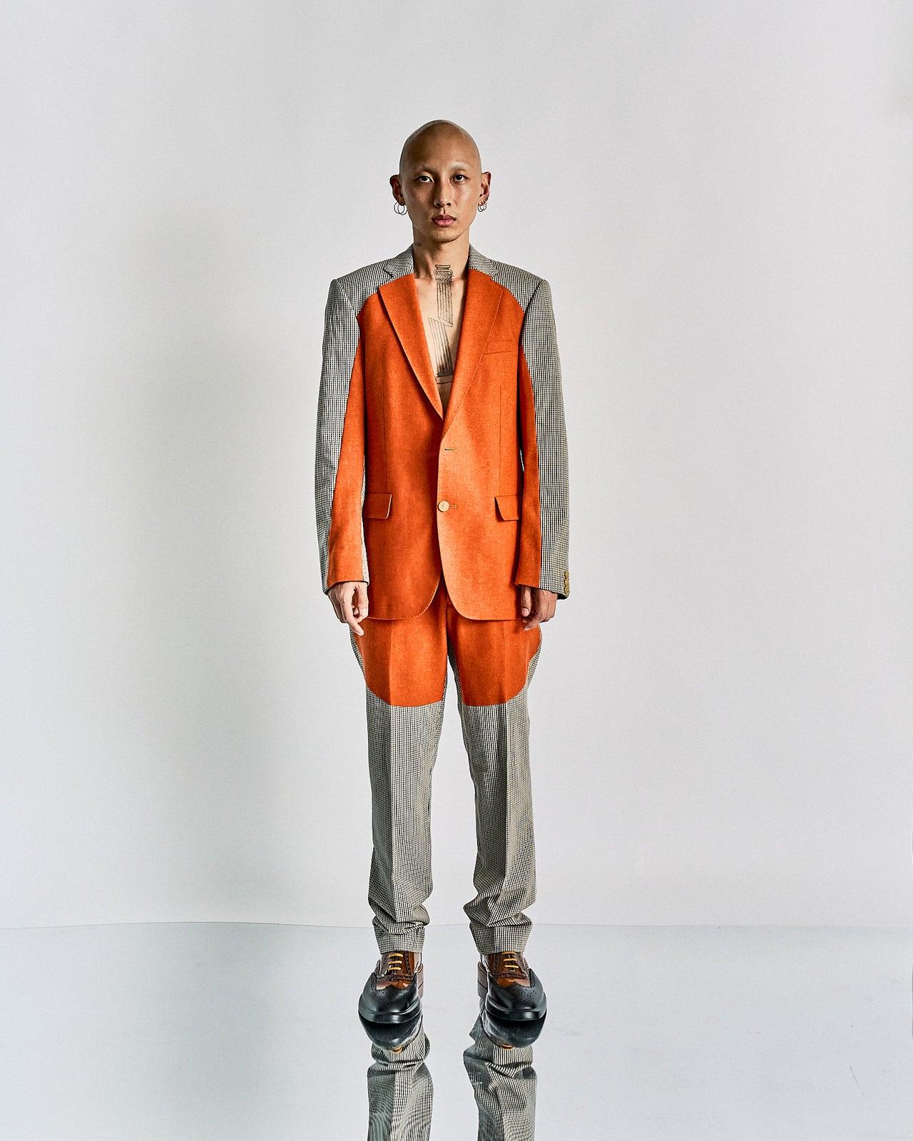 Walter Van Beirendonck FW 2012 Circle motif two-piece suit