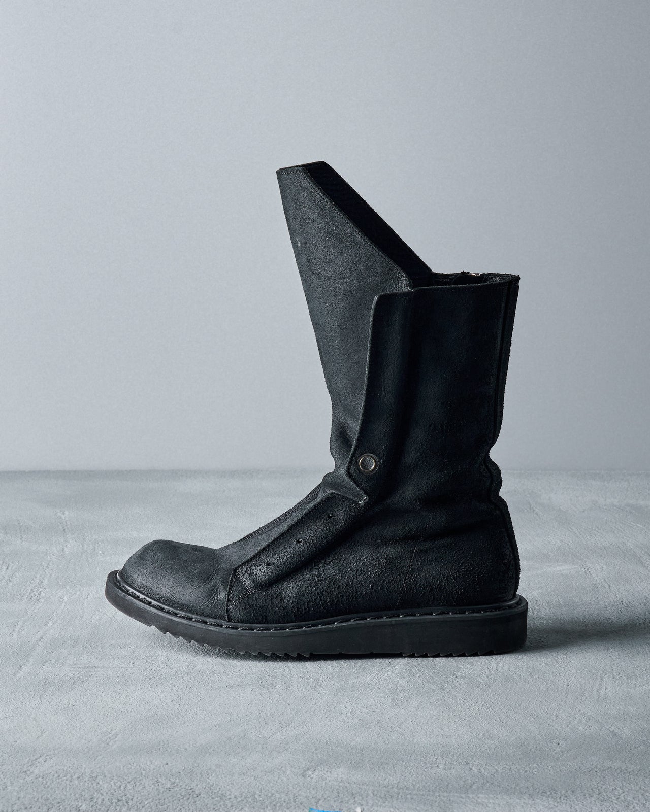 Rick Owens Horse leather laceless hiking boot