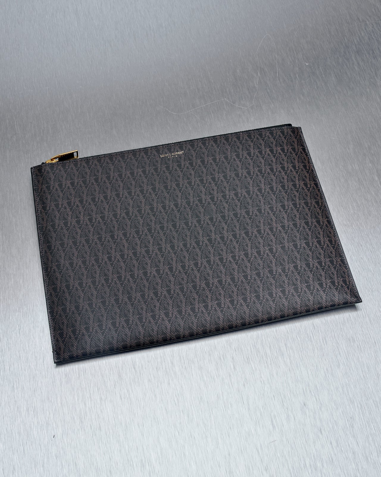 Saint Laurent Toile classic monogram iPad pouch