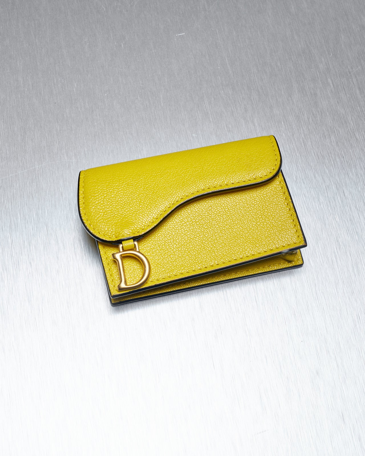 Dior Saddle bloom card holder