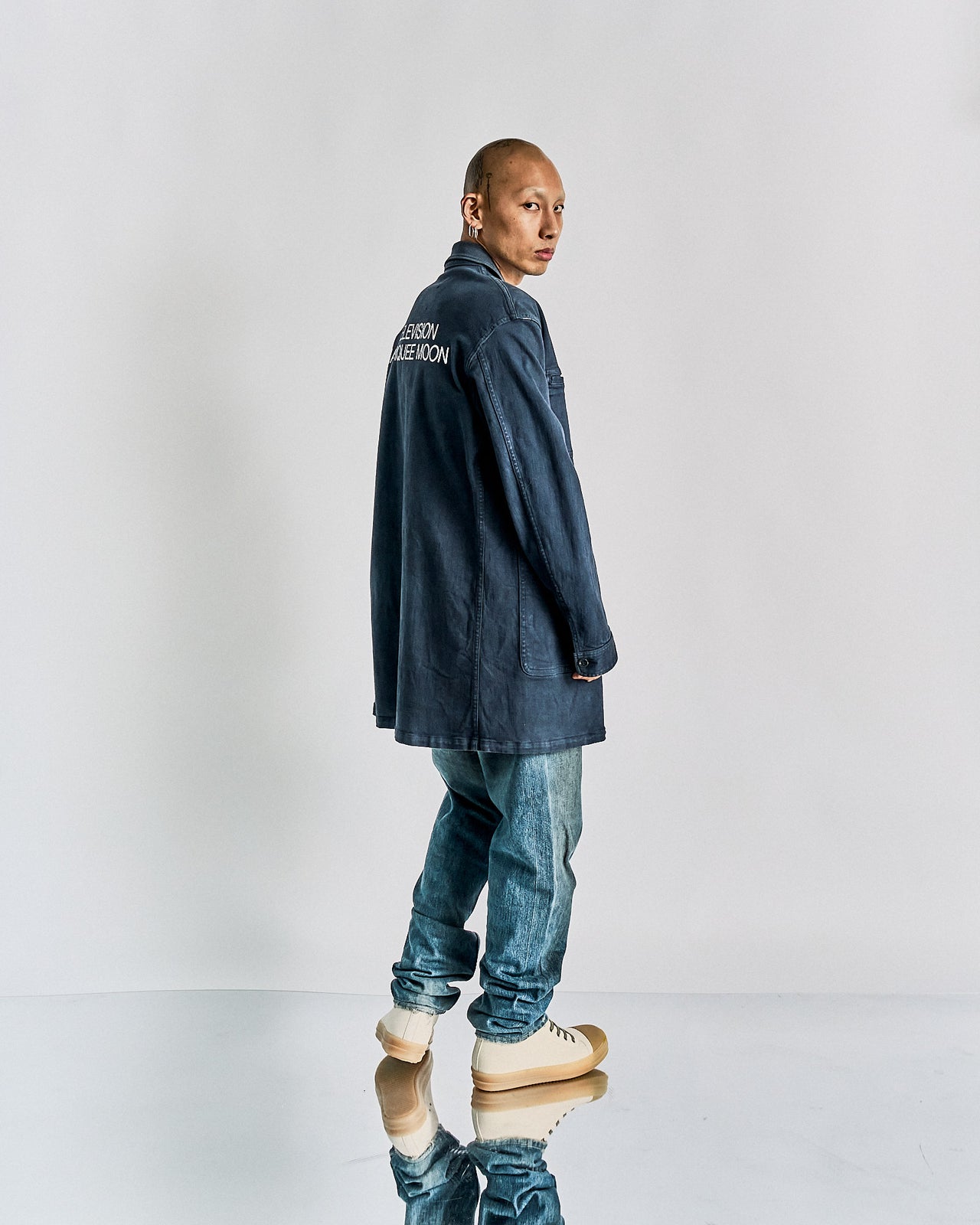 SS 2015 Adventure Television Marquee Moon Denim Coverall Jacket