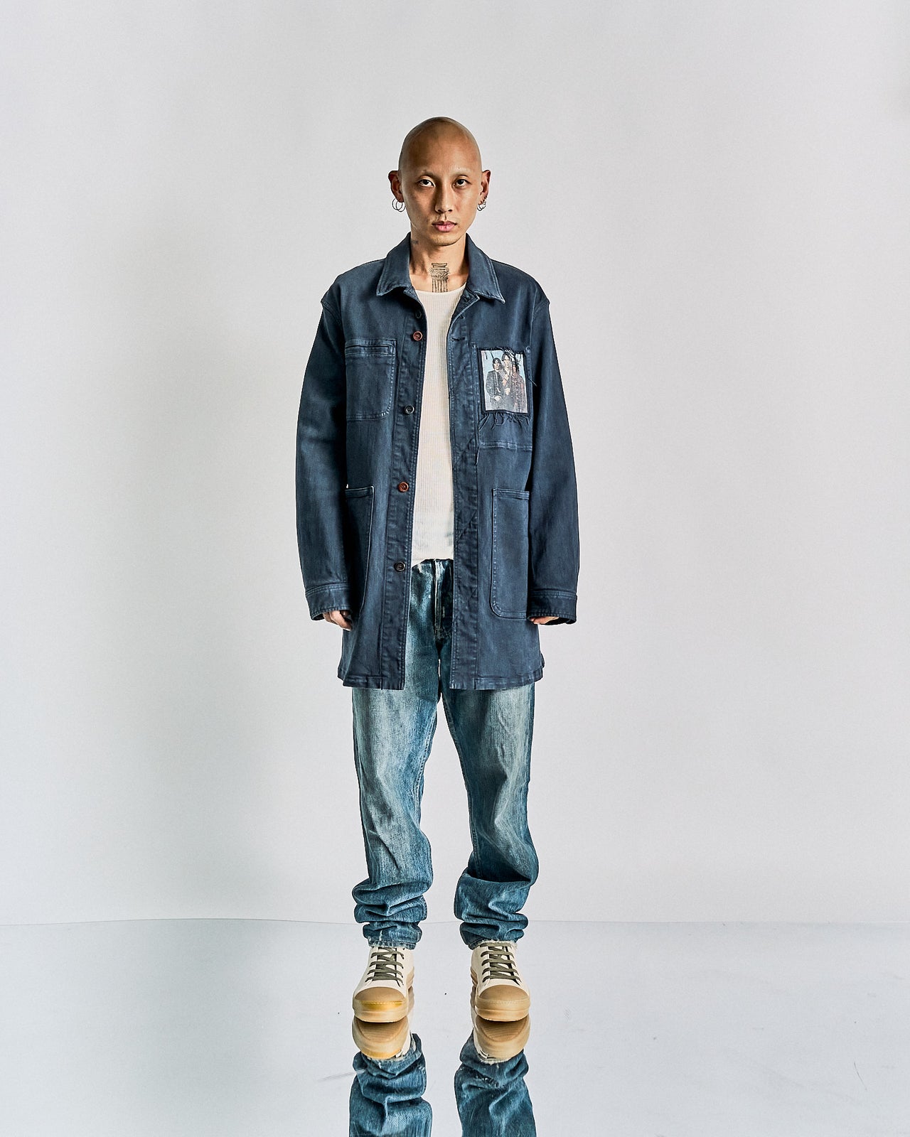 SS 2015 Adventure Television Marquee Moon Denim Coverall Jacket