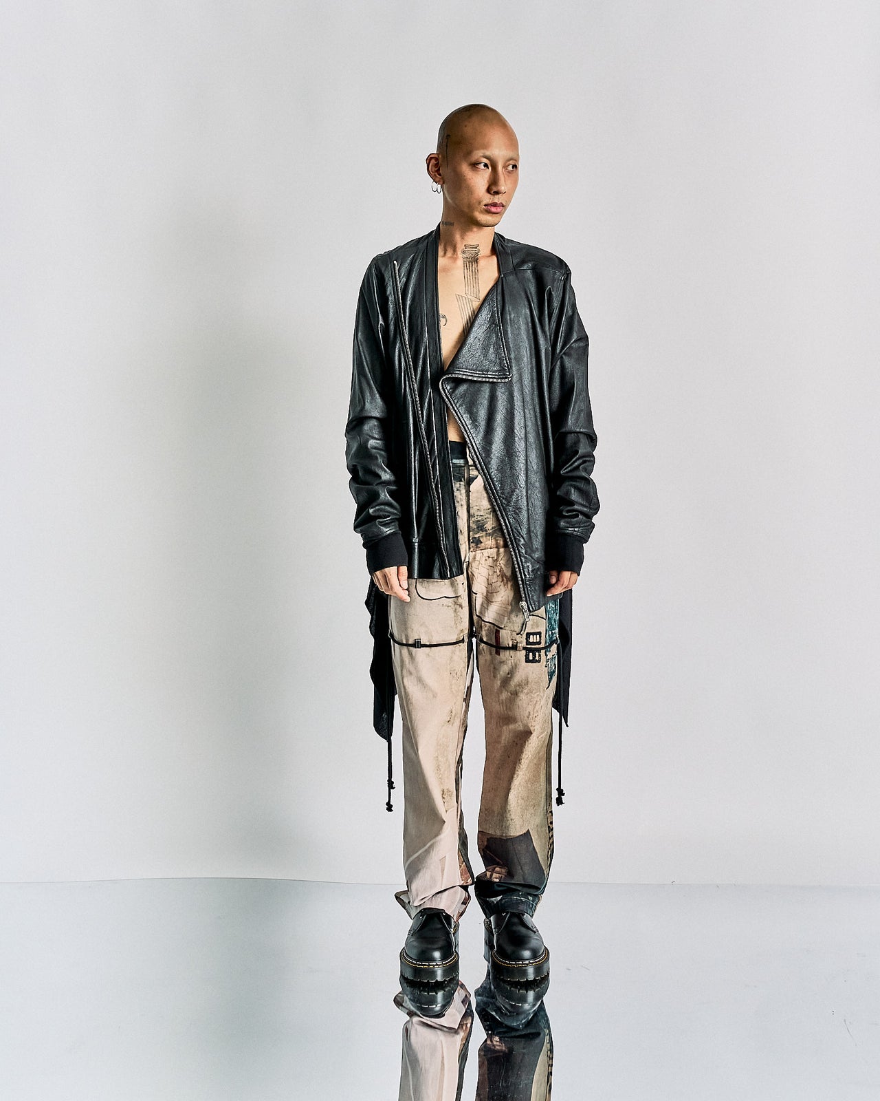 Rick Owens SS 2010 'RELEASE' lamb leather jacket