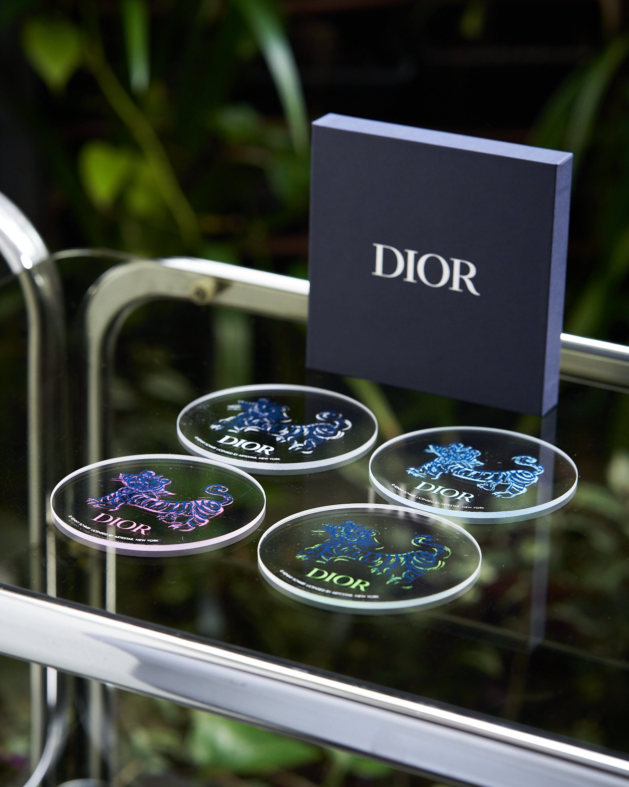 Dior x Chinese New Year Tiger coasters - KOT-J