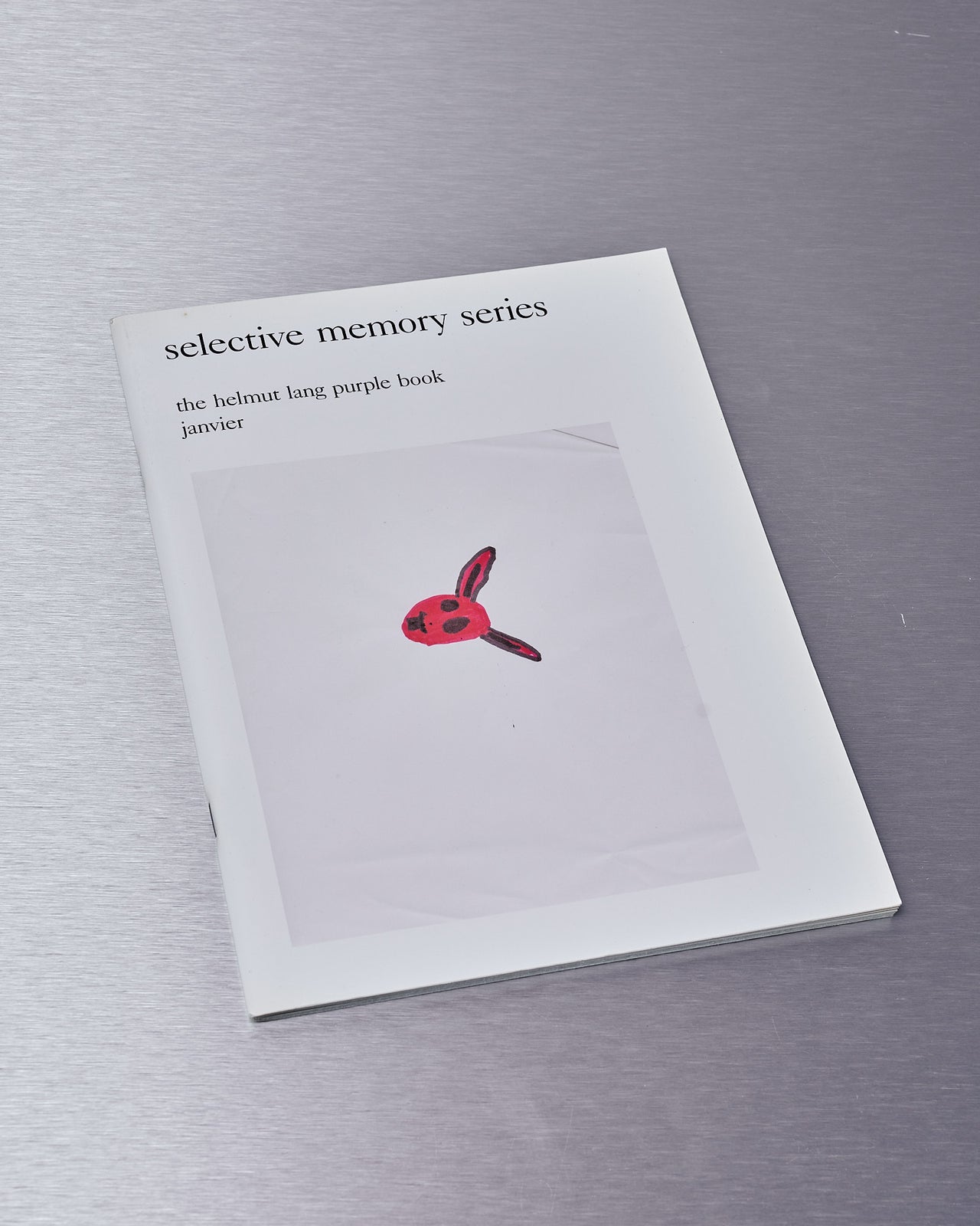 Helmut Lang Purple Book Selective Memory Series